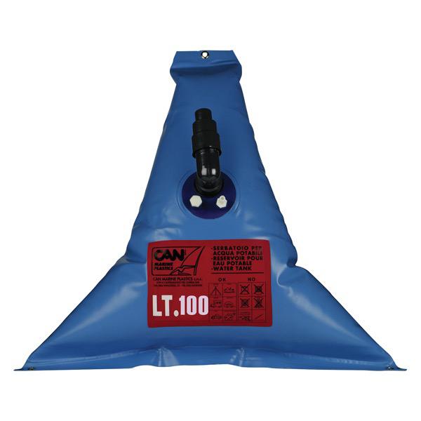 100L Flexible Triangular Water Tank - 1100 x 1100mm