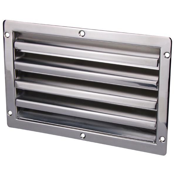 Stainless Steel Welded Joint 4 Rectangular Louvre Vent