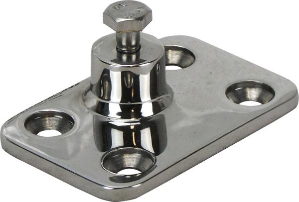 Stainless Steel Side Mount Base: 72 x 47mm