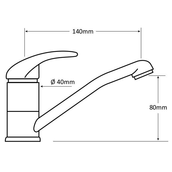 Flick Mixer Short Faucet