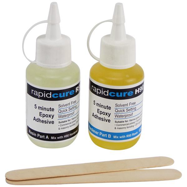 Rapid Cure R90 Pack (Resin Part A 125ml / Hardener Part B 125ml) - 250ml