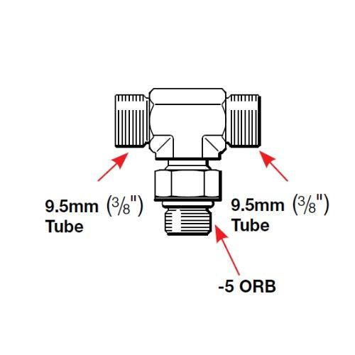 ORB Tee Fittings - HF6605