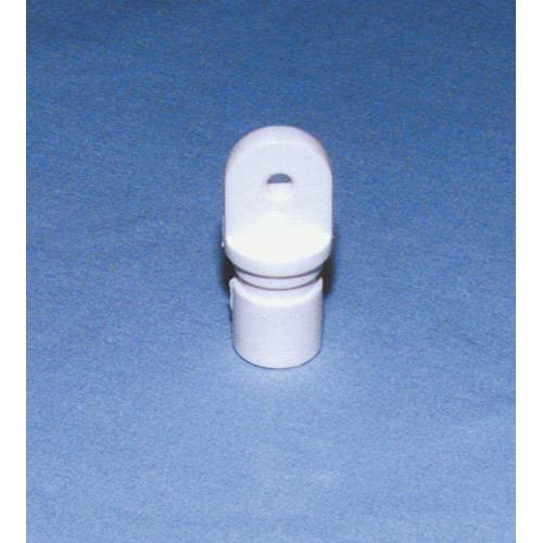Canopy Bow Ends - White Nylon