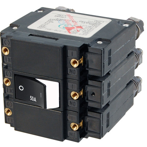 C-Series Raised Rocker Circuit Breaker - Triple Pole