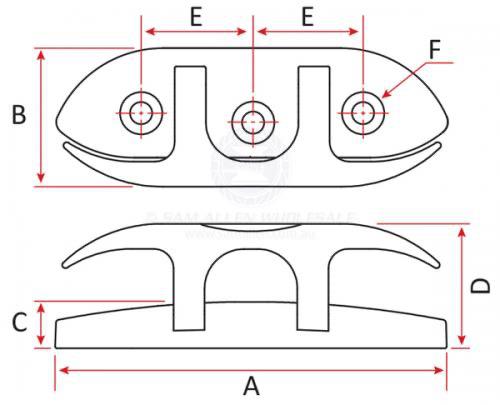 Stainless Steel Fold Down Cleat