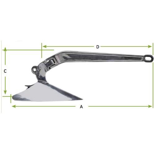 Stainless Steel Plough Anchor