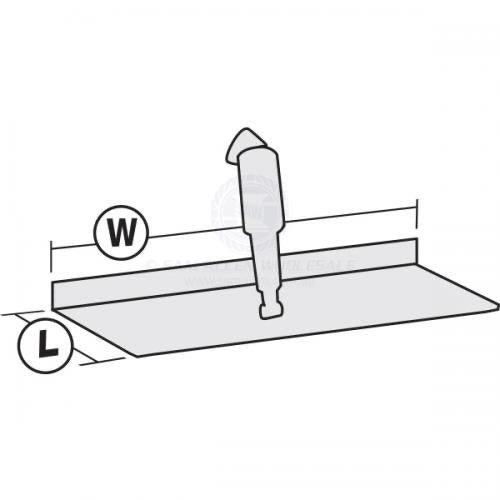 Trim Tab Super Strong Kit - Electro Polished - 12"(L) x 30"(W) - 12V (Switch Kit Required)