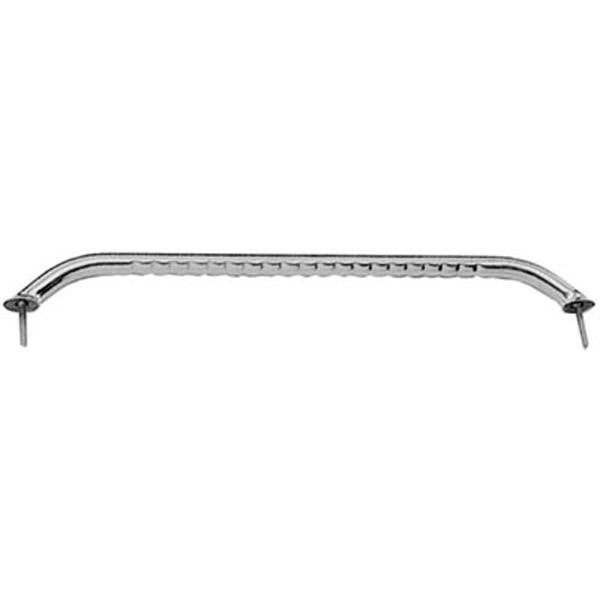 Stainless Steel Ribbed Grip Hand Rail w/ Studs