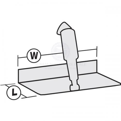 Trim Tab Limited Space Kit - Electro Polished - 4"(L) x 12"(W) - 12V (Switch Kit Required)