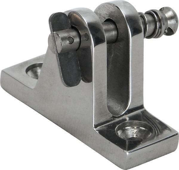 S/S Quick Release Deck Mount Angled Base - 55 x 16mm