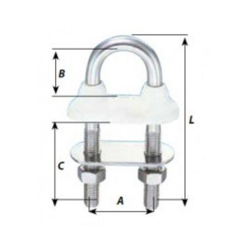 Black Watertight U-Bolts (Patented)