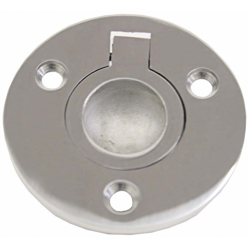 Pull Rings - Round Flush - Cast 316 grade Stainless Steel - 52mm