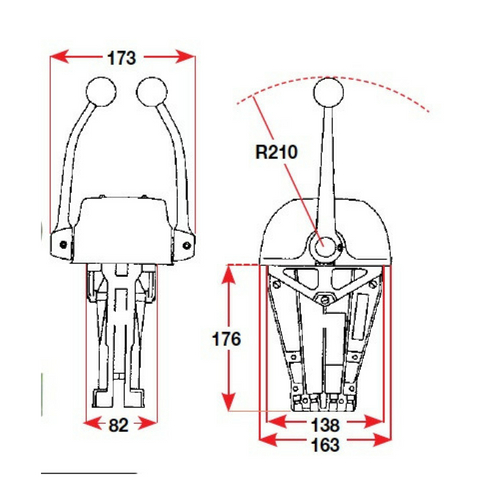Top Mount Control - Twin SR control