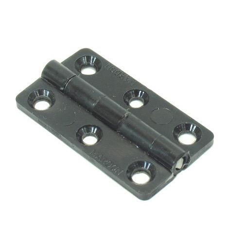 Butt Hinges - Nylon - Black - Length: 64mm - Width: 35mm