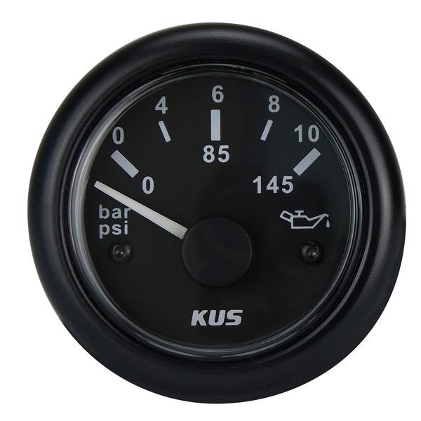 12/24V Oil Pressure Gauge - 52mm Dia.