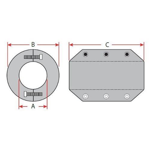 Zinc Imperial Heavy Duty Shaft Anode