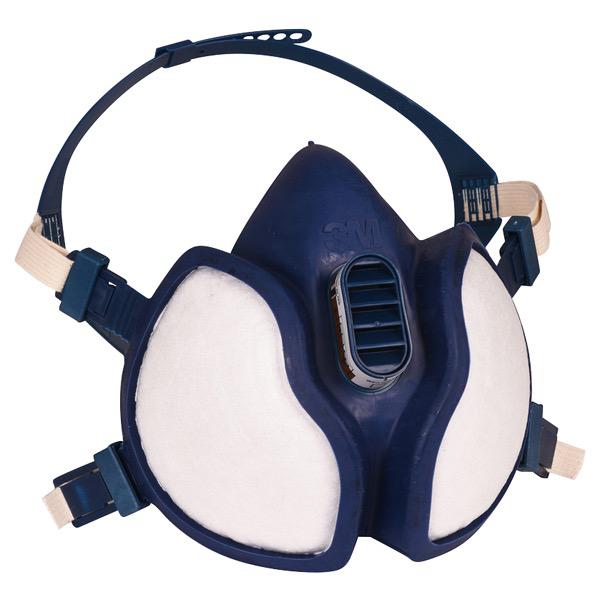 Disposable Half Face Respirator - Blue/White