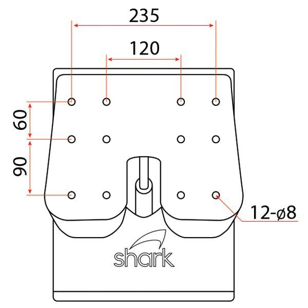 Pedestal - Suspension Shark Ultra Plus Includes Jockey Seat