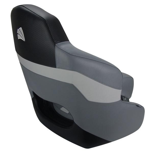 Reef Series Seat - Flip Up Thigh Support - Black Carbon/Grey/Light Grey