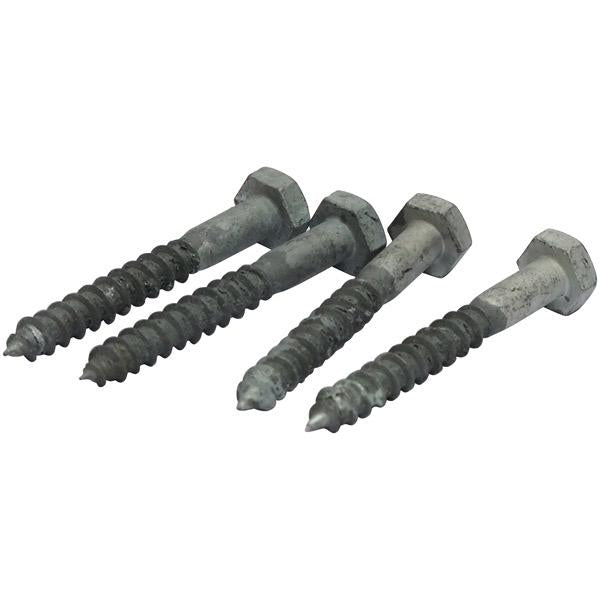 Replacement Coach Bolts 10mm x 75mm - Pack 4