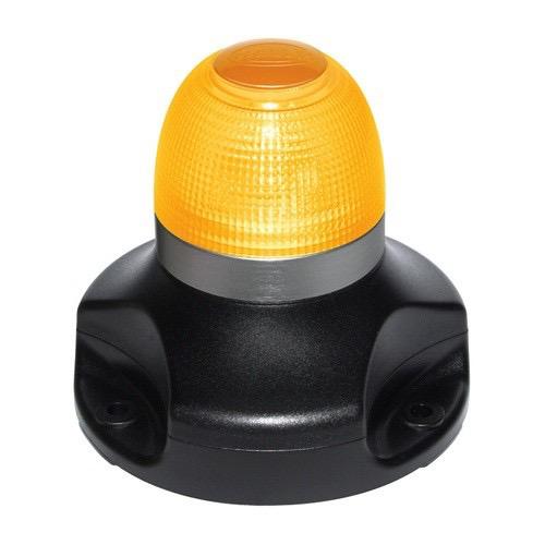 9-33V DC Multivolt LED 360 Degree Multi-flash Signal Lamp - Surfae Mount - Amber