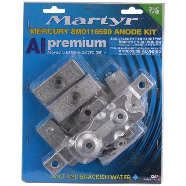 Aluminium Anode Kit - Mercury Verado MMP AI (Suits 8M0116590)