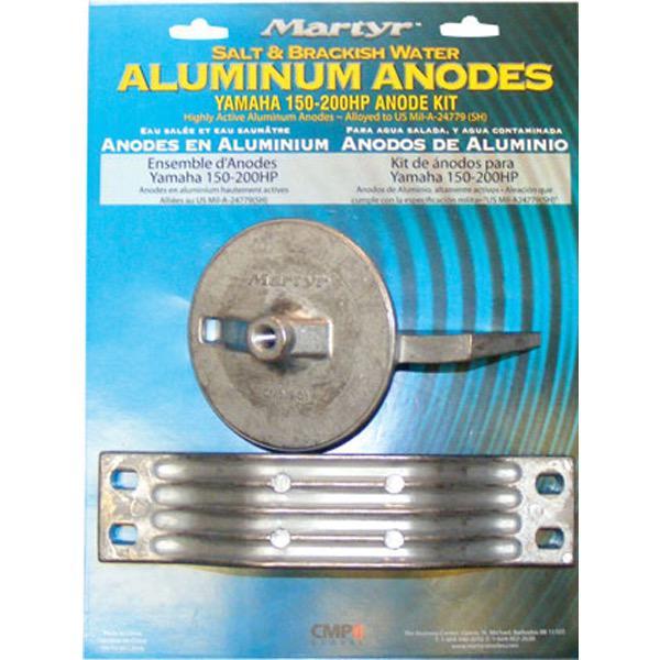 Aluminium Anode Kit - Yamaha - Suits 150-200 HP Outboard - 0.58kg